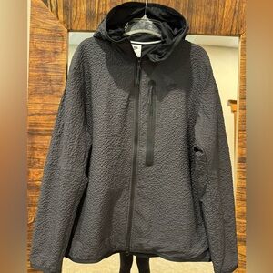 NWT Nike hooded zip up jacket size Large L black